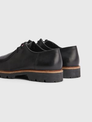 Mocasines de piel con suela de tacos | NEGRO Tommy Hilfiger