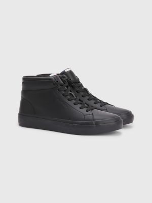 deportivas altas de piel NEGRO | Tommy Hilfiger