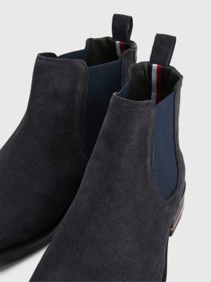 bottine daim tommy hilfiger