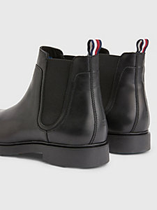 Tommy Hilfiger Sneakers Met Logoprint in het Zwart voor heren Heren Schoenen voor voor Boots voor Chique boots 