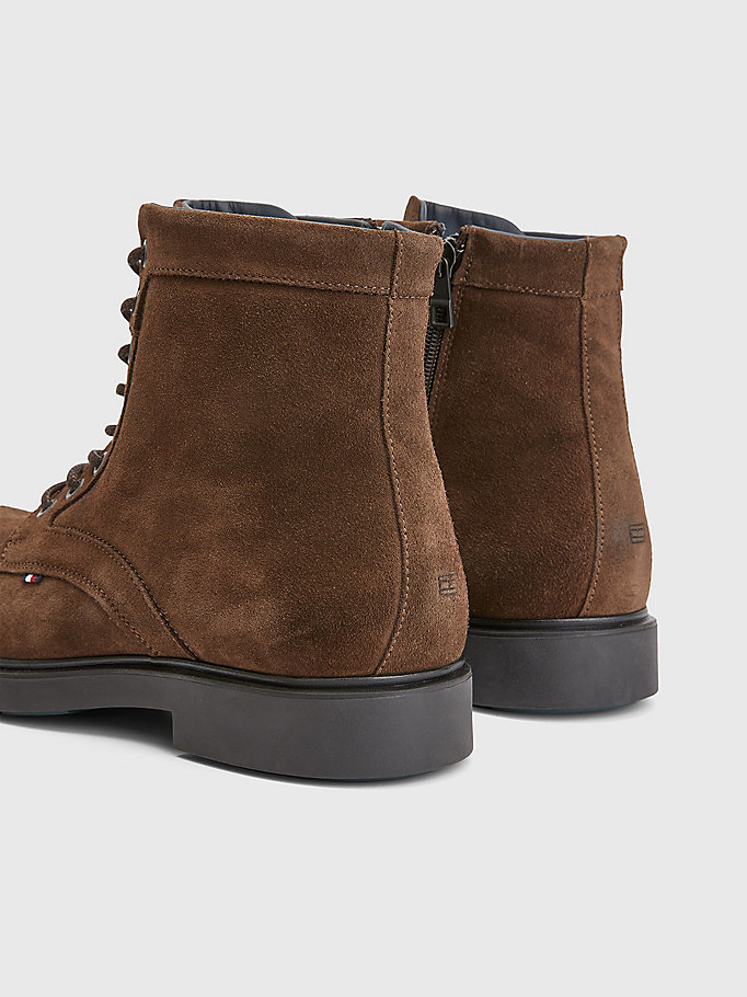 Suede Ankle Boots | BROWN | Tommy Hilfiger