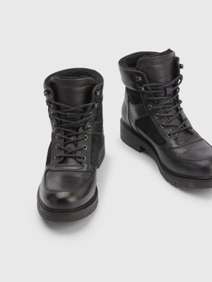 Leather Warm-Lined | BLACK | Hilfiger
