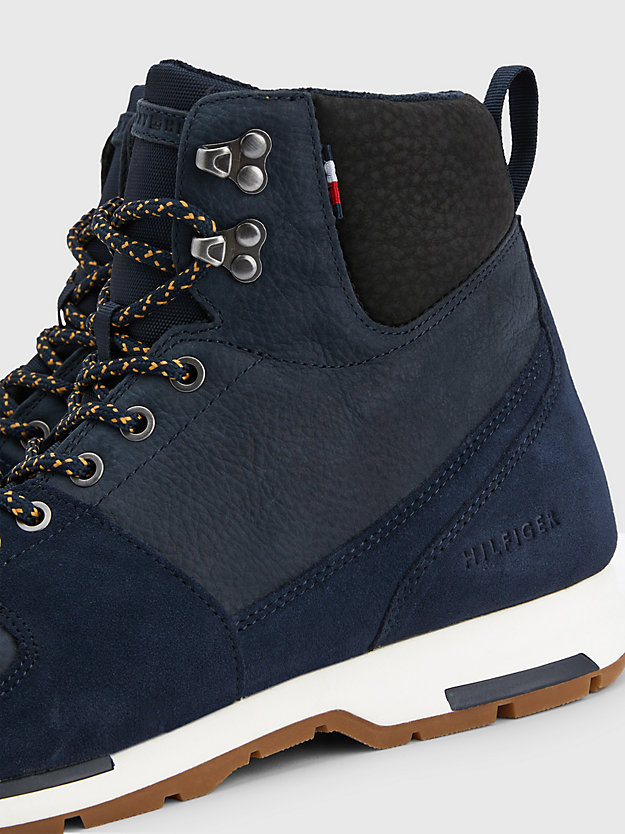 DESERT SKY Retro Suede Lace-Up Ankle Boots for men TOMMY HILFIGER