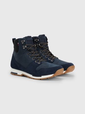 Botines Retro ante cordones AZUL | Hilfiger