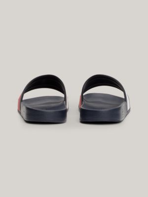 Flag Pool Slides Blue Tommy Hilfiger