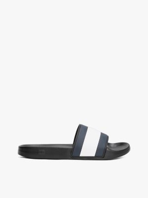 Tommy hilfiger store sliders black