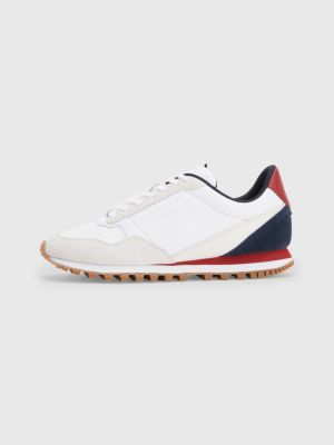 Elevated Leather Runner Trainers | WHITE | Tommy Hilfiger