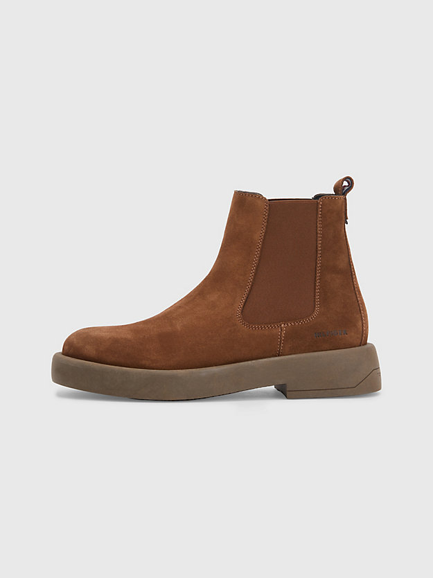 Suede Chelsea Boot | BROWN | Tommy Hilfiger