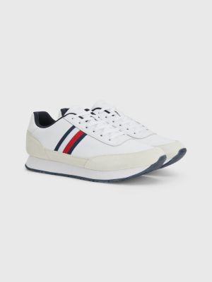 Signature Leather Trainers | WHITE | Tommy Hilfiger