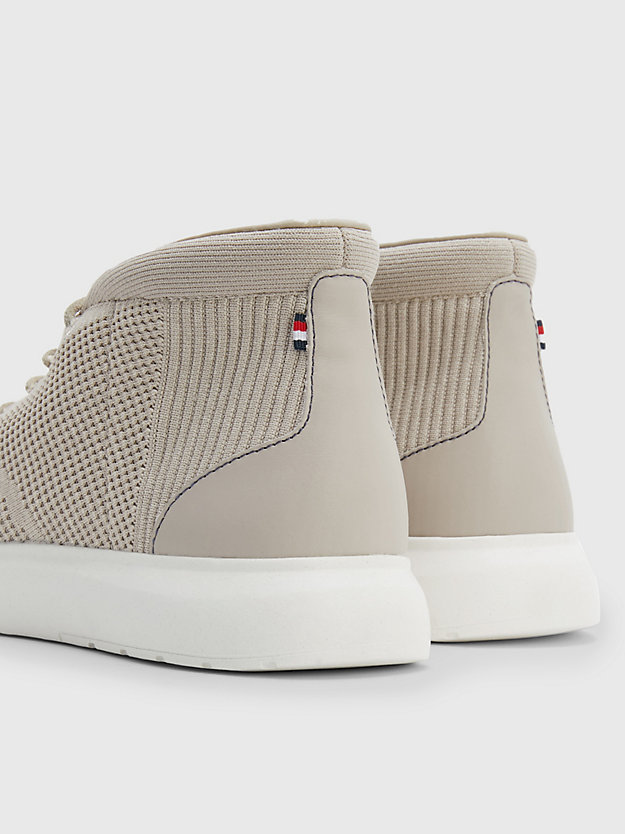 STONE Knit Lace-Up Hybrid Boots for men TOMMY HILFIGER