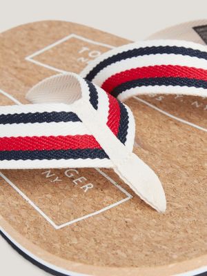 Logo Cork FlipFlops BEIGE Tommy Hilfiger