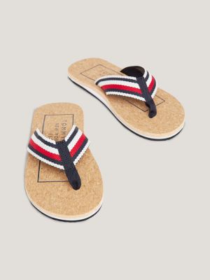 Logo Cork FlipFlops BLUE Tommy Hilfiger