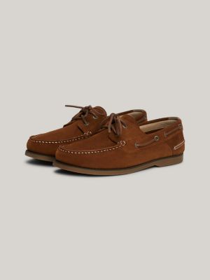 Tommy hilfiger classic suede hot sale boatshoe