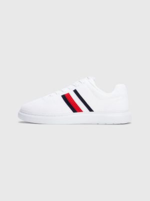 Lightweight Knitted Cupsole Trainers | White | Tommy Hilfiger