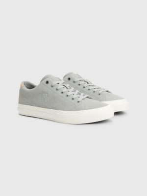 Tommy hilfiger clearance suede trainers