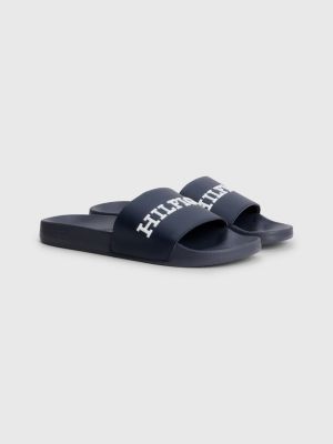 Tommy hilfiger slides sales mens white