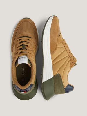 Classics Elevated Runner Trainers Khaki Tommy Hilfiger