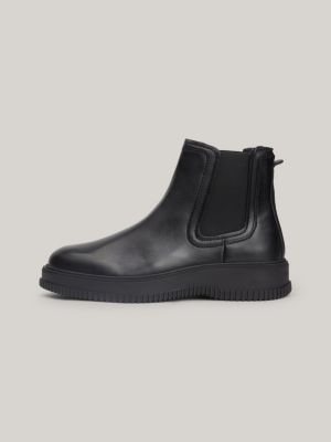 Zwarte tommy hilfiger chelsea boots rugged classic chelsea hot sale