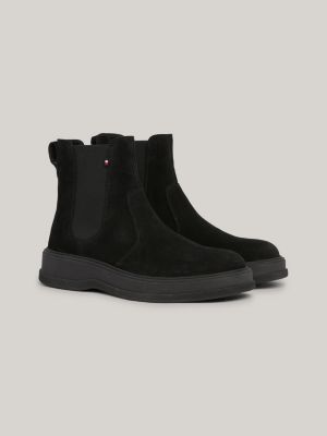 Tommy hilfiger best sale chelsea boots suede