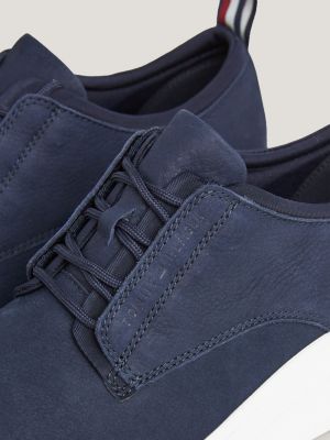 Nubuck Leather Hybrid Chunky Trainer Shoes | Blue | Tommy Hilfiger