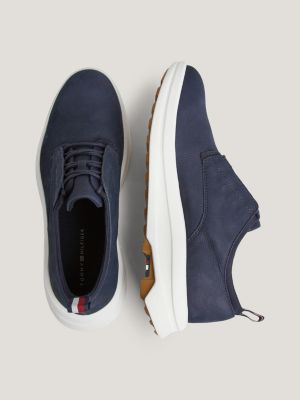 Tommy Hilfiger leather sneakers in navy