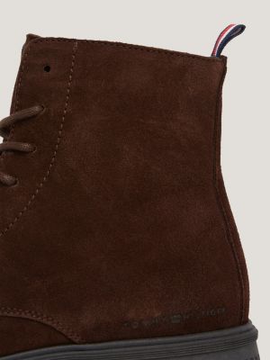 Mens suede lace boots sale