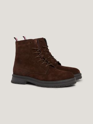 Suede high ankle on sale boots