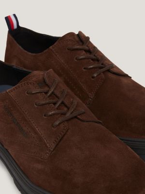 Tommy hilfiger essential sale suede lace up derby