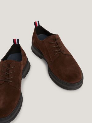 Tommy hilfiger suede deals derby shoes