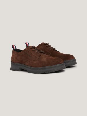 Tommy hilfiger brown clearance suede shoes