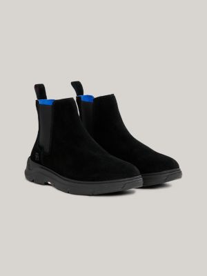 Suede Hybrid Chelsea Boots BLACK | Tommy