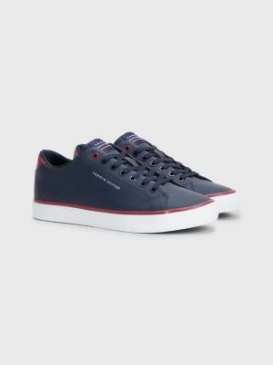 Lace-Up Logo Trainers, Blue