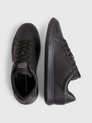 metallic signature cupsole trainers