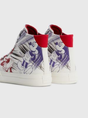Disney x Tommy Harlem HighTop Trainers WHITE Tommy Hilfiger