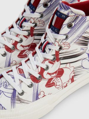 Disney x Tommy Harlem HighTop Trainers WHITE Tommy Hilfiger