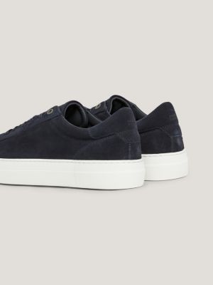 Tommy hilfiger suede deals sneakers