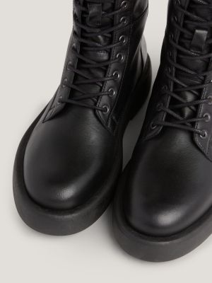 Lined lace up on sale boots