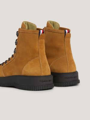 Speed Hook Suede Boots Brown Tommy Hilfiger