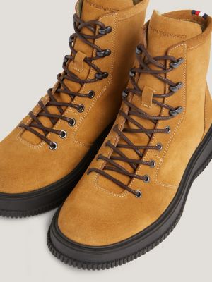 Speed Hook Suede Boots | Brown | Tommy Hilfiger