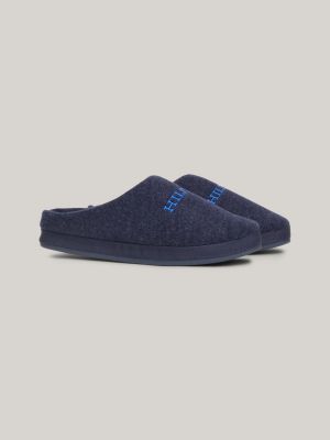 Zapatillas de casa forradas de fieltro Azul Tommy Hilfiger