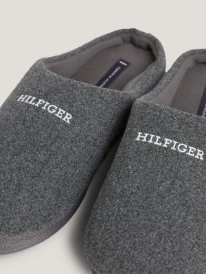 Zapatillas de casa forradas de fieltro Gris Tommy Hilfiger