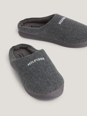 Zapatillas de casa forradas de fieltro Gris Tommy Hilfiger