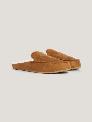 Mocassin pantoffel met profielzool Bruin Tommy Hilfiger