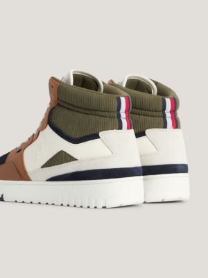 Tommy hilfiger lightweight on sale mixed texture trainers