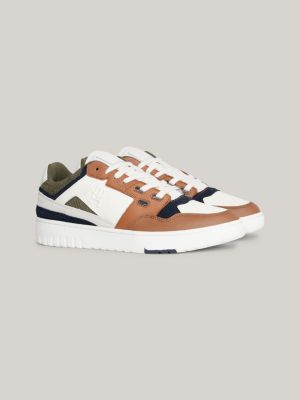TH Monogram Basketball Trainers | Brown | Tommy Hilfiger