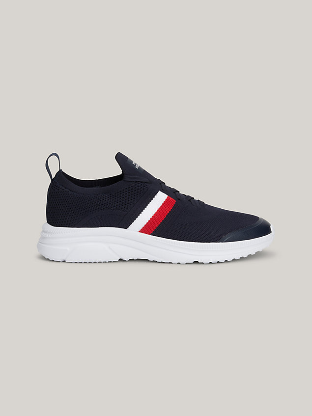 blue th modern essential cleat runner trainers for men tommy hilfiger