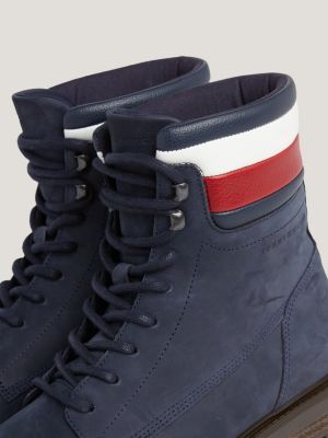 Tommy hilfiger best sale boots blue