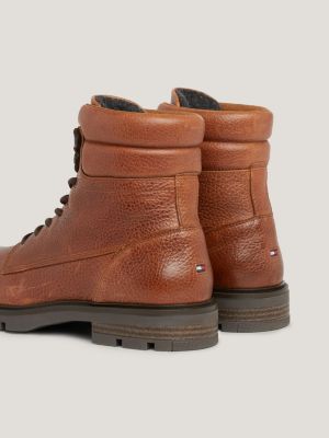 Tommy hilfiger winter clearance cognac boots