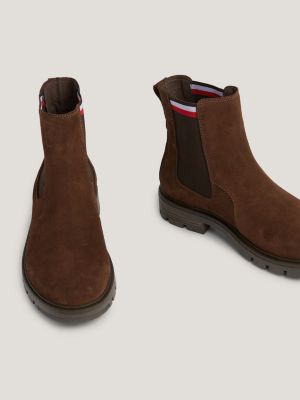 Brown Boots for Men Tommy Hilfiger LT