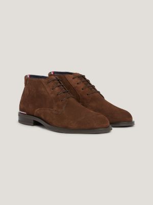 Chaussures de ville Tommy Hilfiger marron en cuir pour homme - Touj